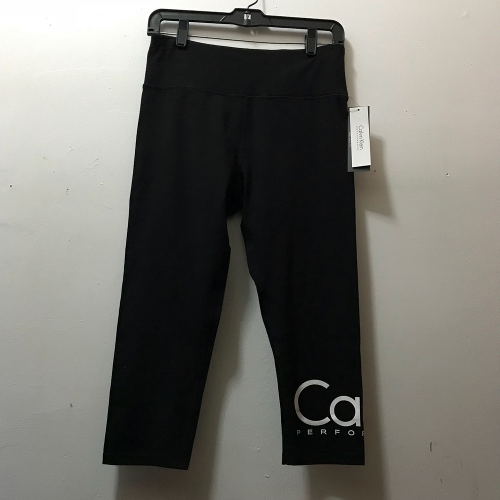 CK athletic cropped leggings